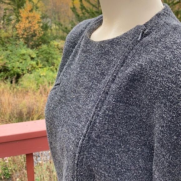 Dana Buchman grey stretch Moto top jacket 10 - Picture 14 of 16